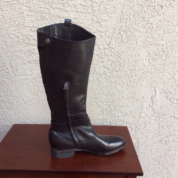 NWT Sam Edelman Black Riding Boots - Picture 3 of 7